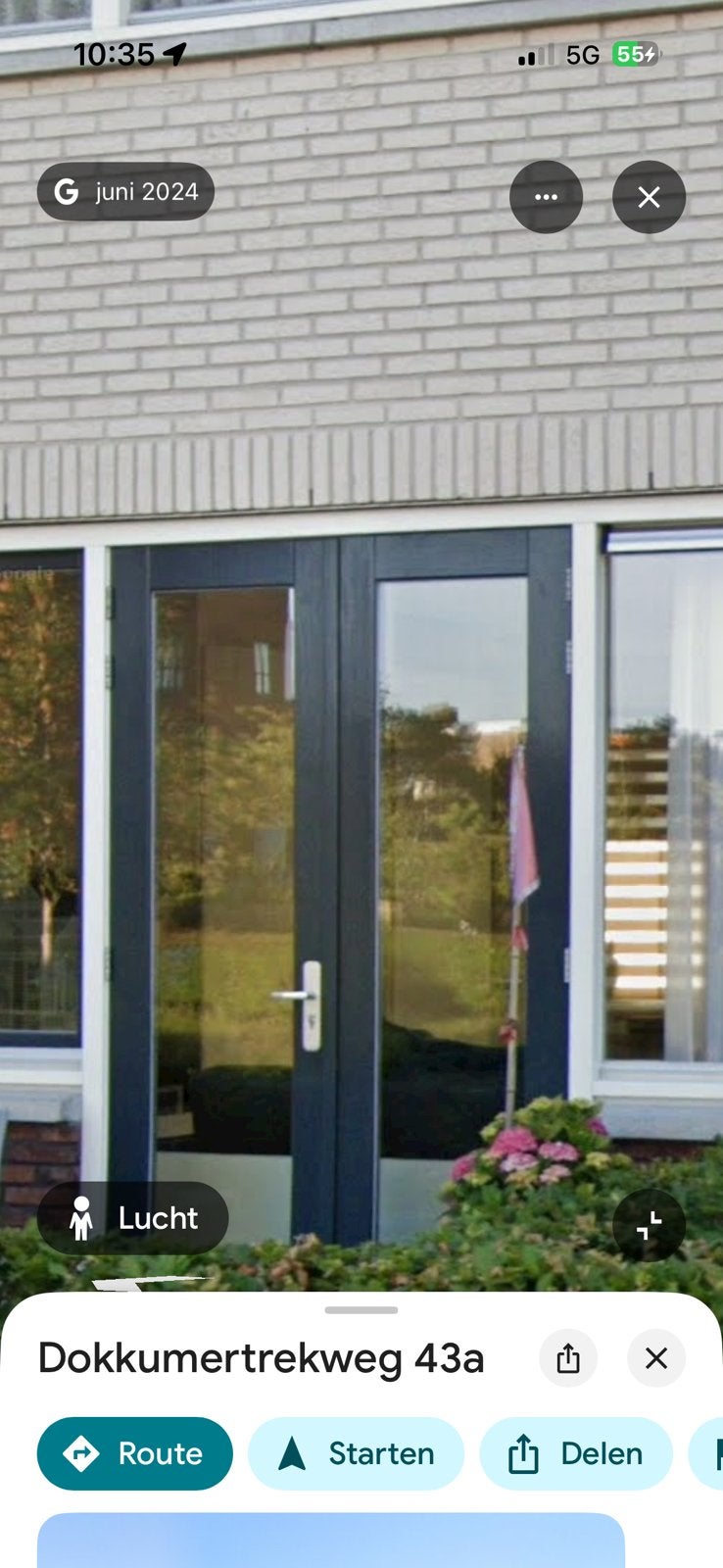 Hardhouten openslaande deuren, 75 tot 150 cm, Deurkozijn, Ophalen of Verzenden, Zo goed als nieuw