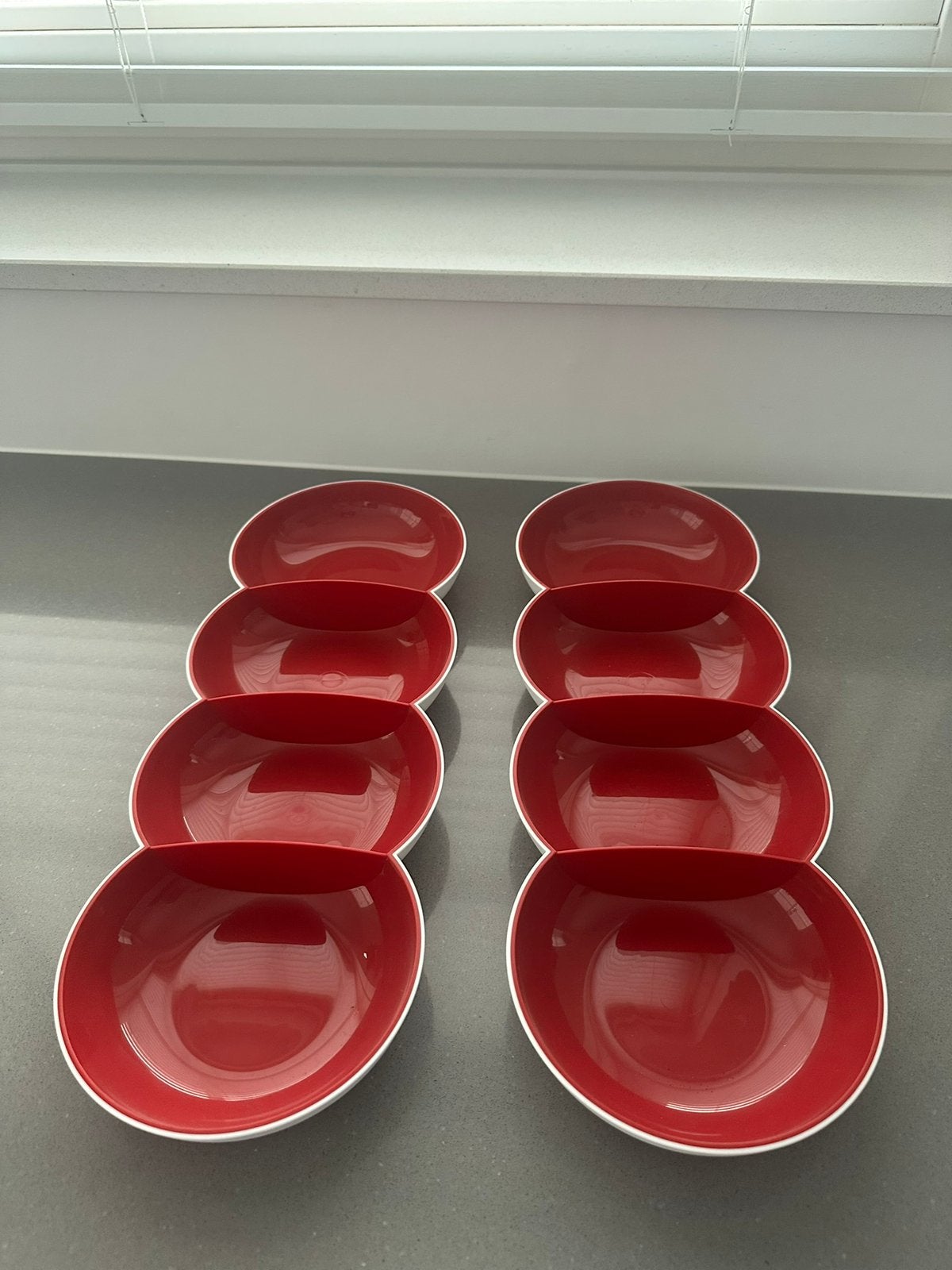 2 tupperware Allegra tapas schalen, Ophalen of Verzenden, Nieuw, Schaal