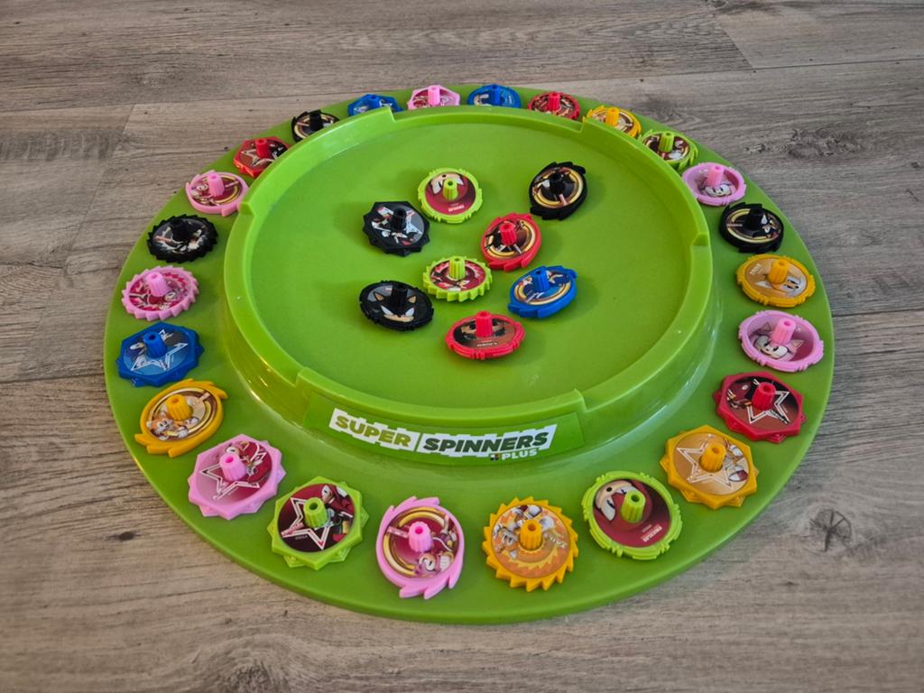 Super Spinners Battle Arena met 25 Spinners, Ophalen, Gebruikt, Jongen of Meisje