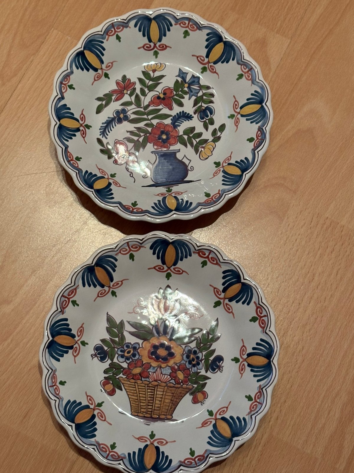 Handgeschilderd sierbord van Koninklijke Tichelaar Makkum, Ophalen of Verzenden