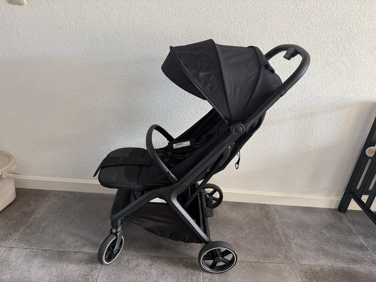 Mamaloes Sem black wandelwagen | zo goed als nieuw, Ophalen, Zo goed als nieuw, Kinderwagen, Overige merken