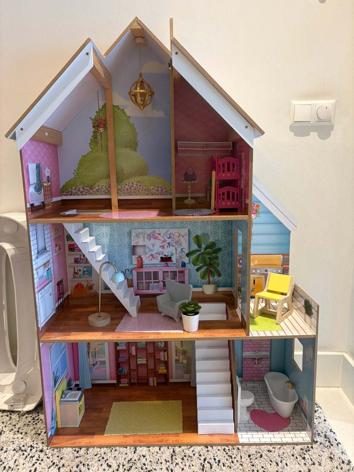 Groot poppenhuis KidKraft Zoey, Ophalen, Gebruikt, Poppenhuis