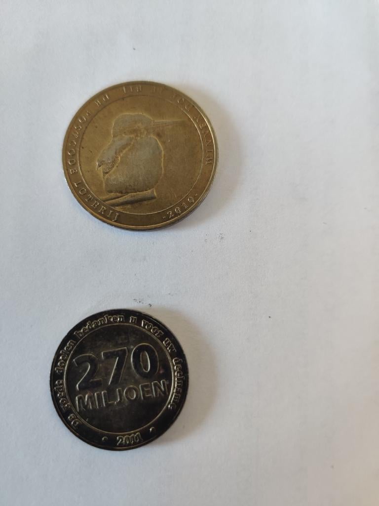 Postcode Loterij munten, Postzegels en Munten, Ophalen of Verzenden, Overige landen