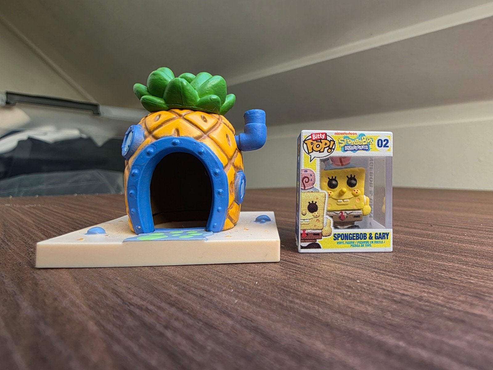 Bitty Pop! Spongebob & Gary met Ananashuisje, Ophalen of Verzenden, Zo goed als nieuw