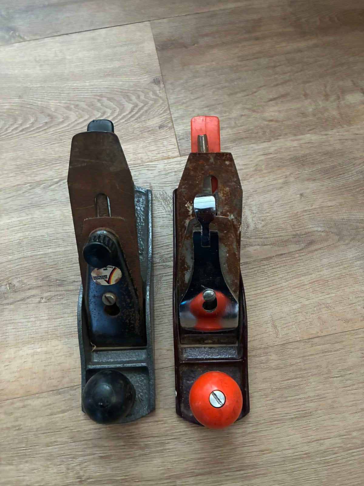 2 stuks handschaaf schaven handschaa, Ophalen of Verzenden, Zo goed als nieuw