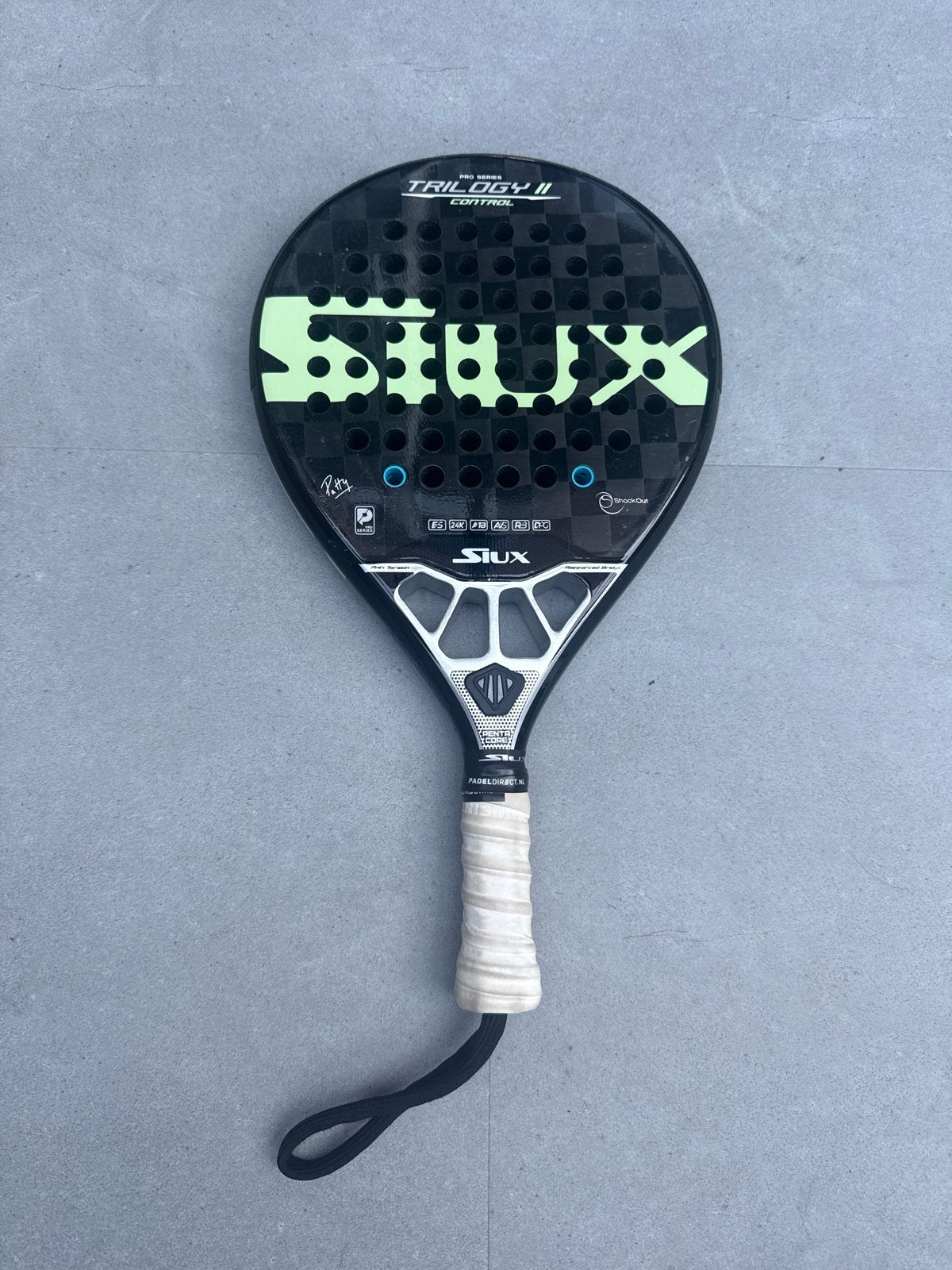 Siux Trilogy II Control Padelracket - Zo goed als nieuw, Sport en Fitness, Padel, Ophalen, Zo goed als nieuw, Padelracket