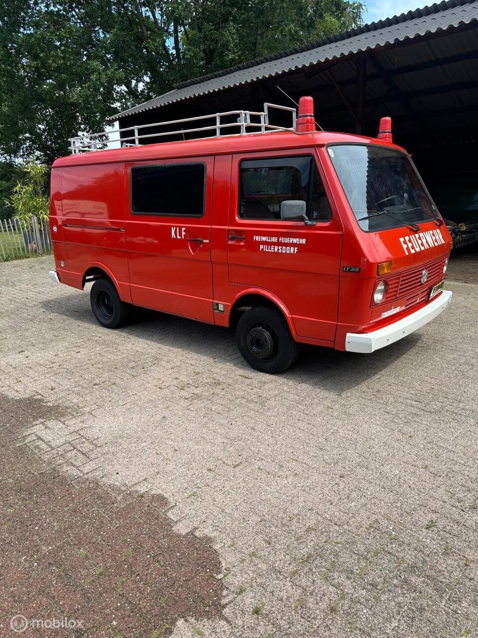 Volkswagen LT 35 benzine 1982 brandweer wegenbelasting vrij, Auto's, Achterwielaandrijving, Overige carrosserieën, Volkswagen