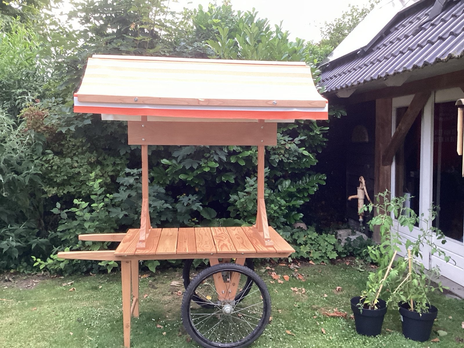 Prachtige verrijdbare groente/fruit/markt/show kar, 80 tot 100 liter, Ophalen, Nieuw, Overige typen