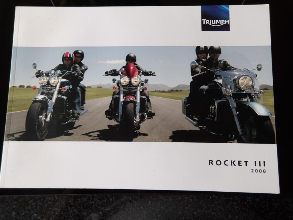 Folder TRIUMPH Rocket 3 2008, Verzenden, Triumph