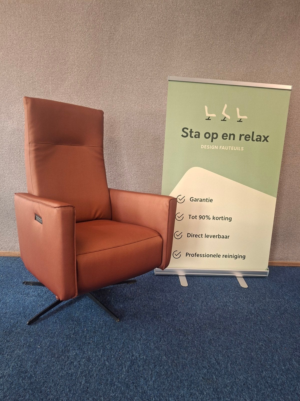 Sta op relax fauteuil De Toekomst Extra luxe op accu 🔋