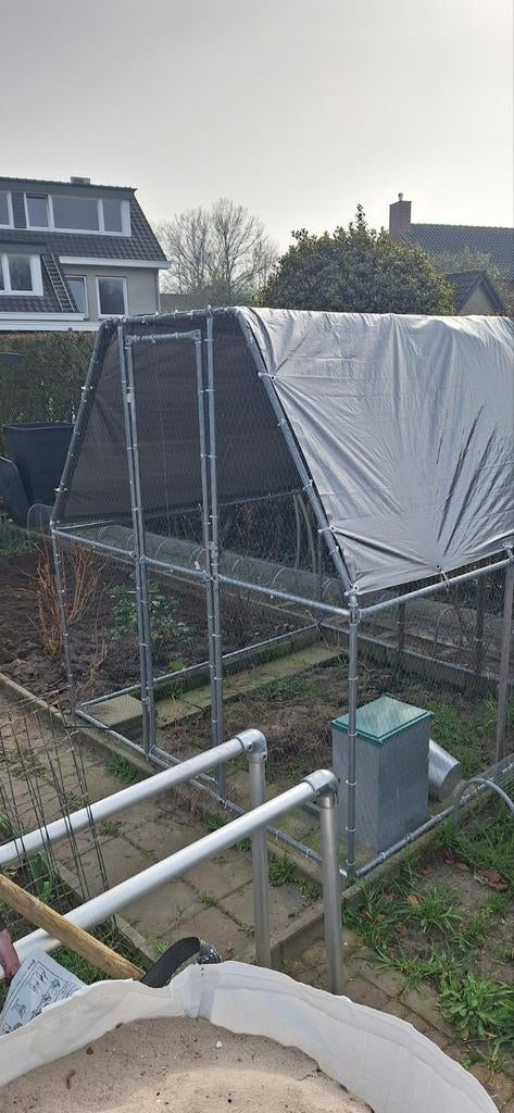Kippenren incl., Tuin en Terras, Kassen, Ophalen, Glas