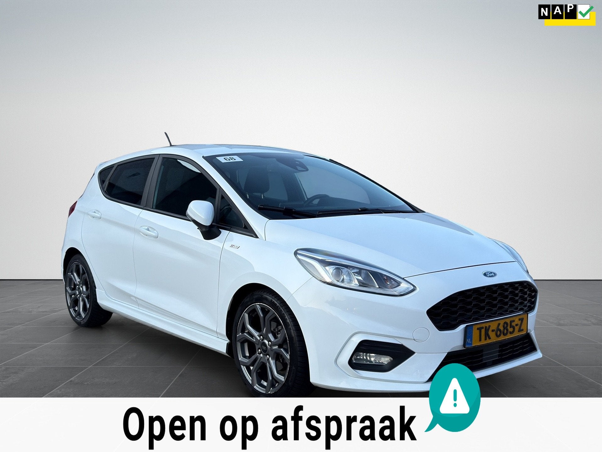 Ford Fiesta 1.0 EcoBoost ST-Line Apple Carplay|Clima|NAP, Auto's, Ford, Voorwielaandrijving, Gebruikt, Euro 6, Lichtsensor