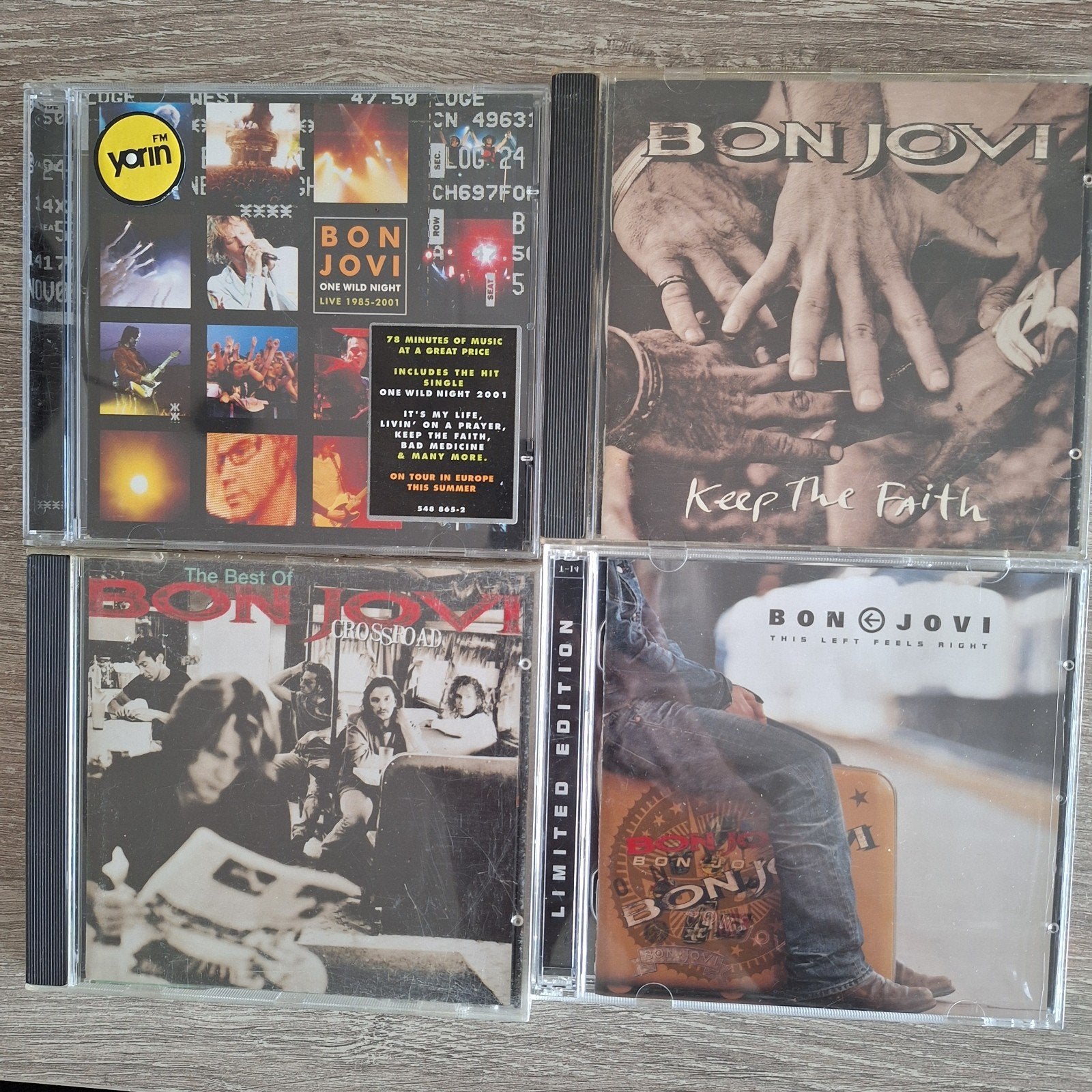 Bon Jovi 4 cd's opruiming, Ophalen of Verzenden, Zo goed als nieuw