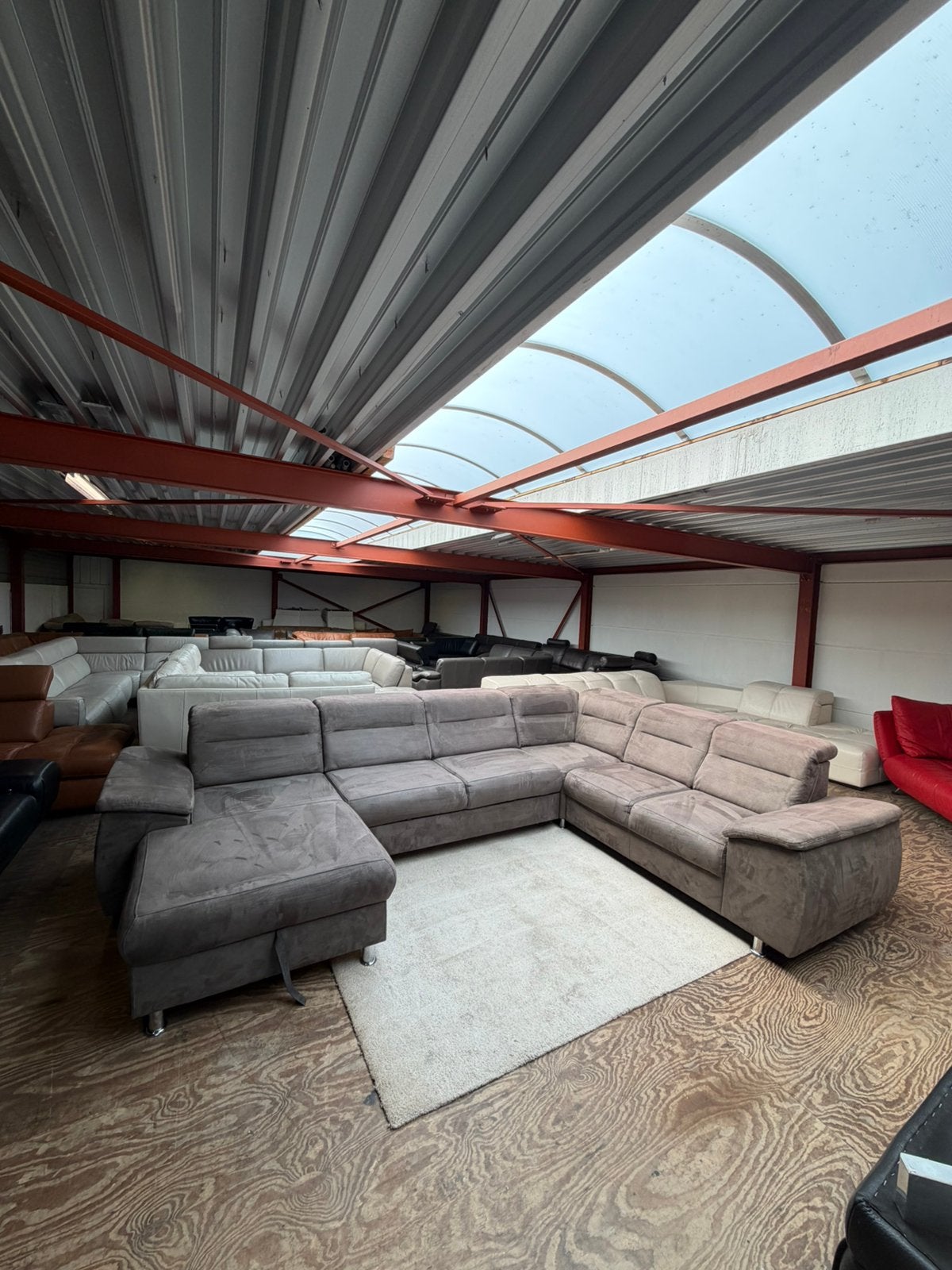 Hoekbank XXL   U bank bankstel slaapbank Z.G.A.N., 2871SK, Verzenden, Mariansoliak8@gmail.com, Zo goed als nieuw