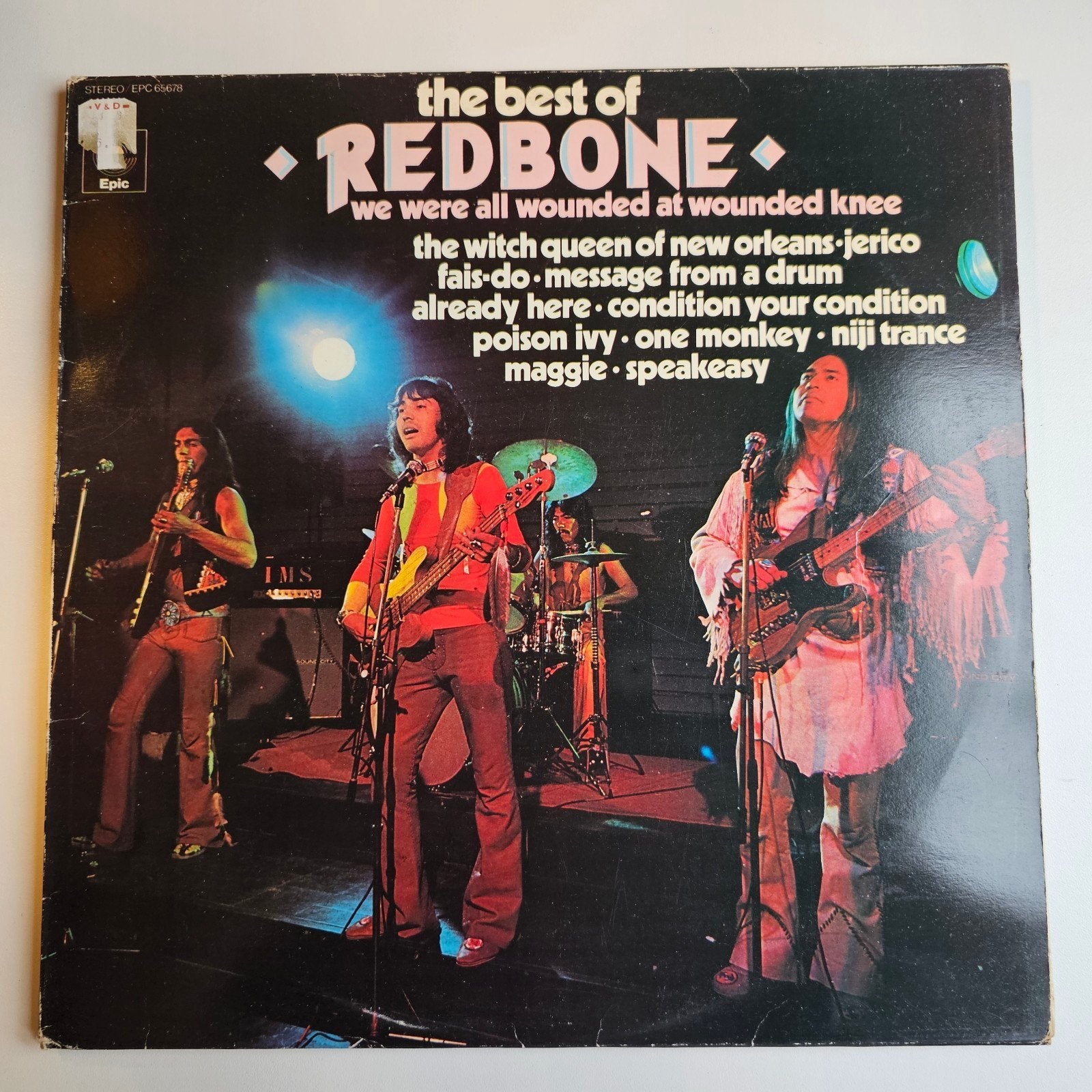 Redbone - The Best Of Redbone LP (Gebruikt), Cd's en Dvd's, Vinyl | Rock, LP, Gebruikt, Ophalen of Verzenden, Classic Rock
