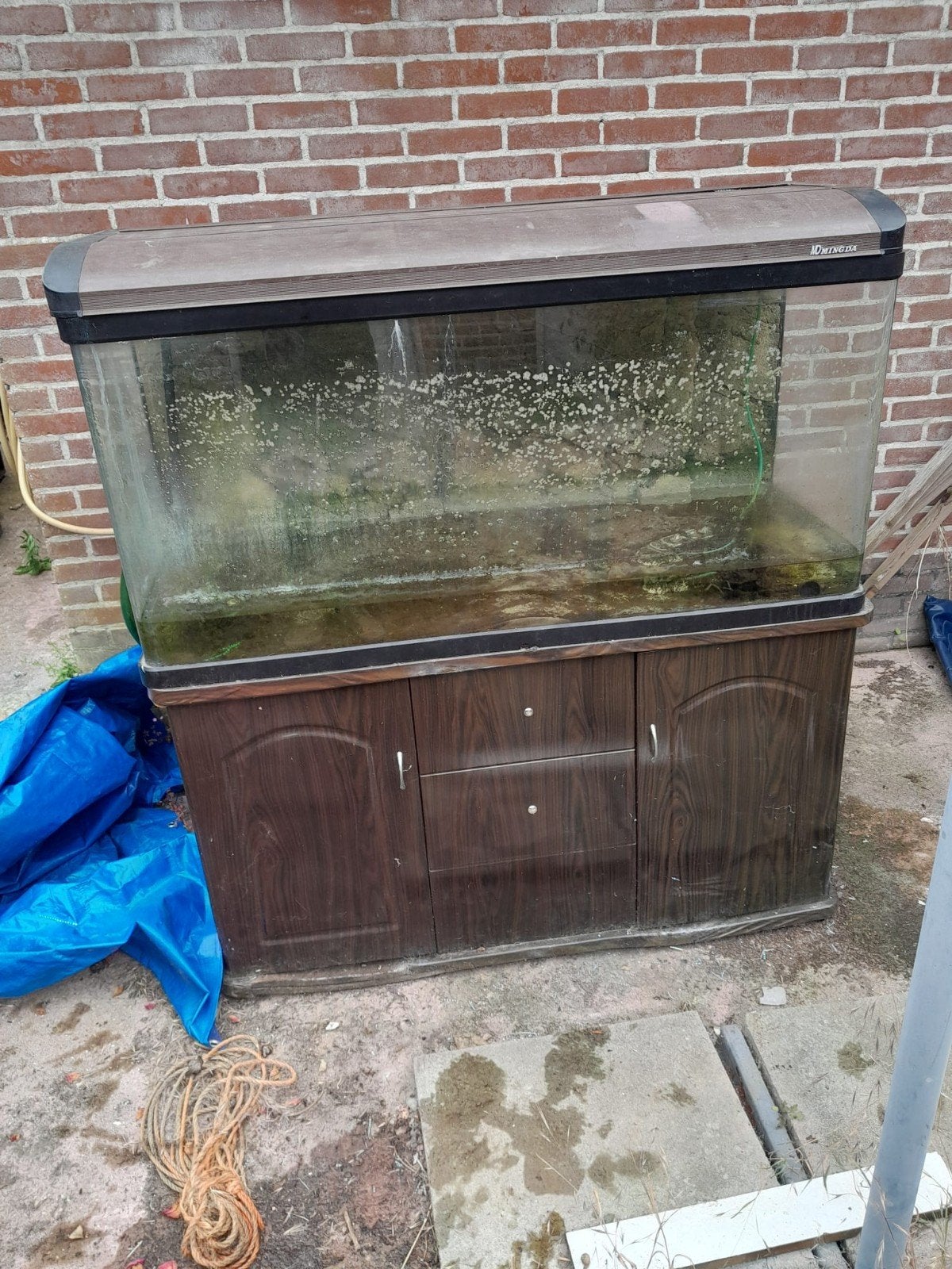 Aquarium werkend te koop, Ophalen, Gebruikt, Overige merken, Leeg aquarium