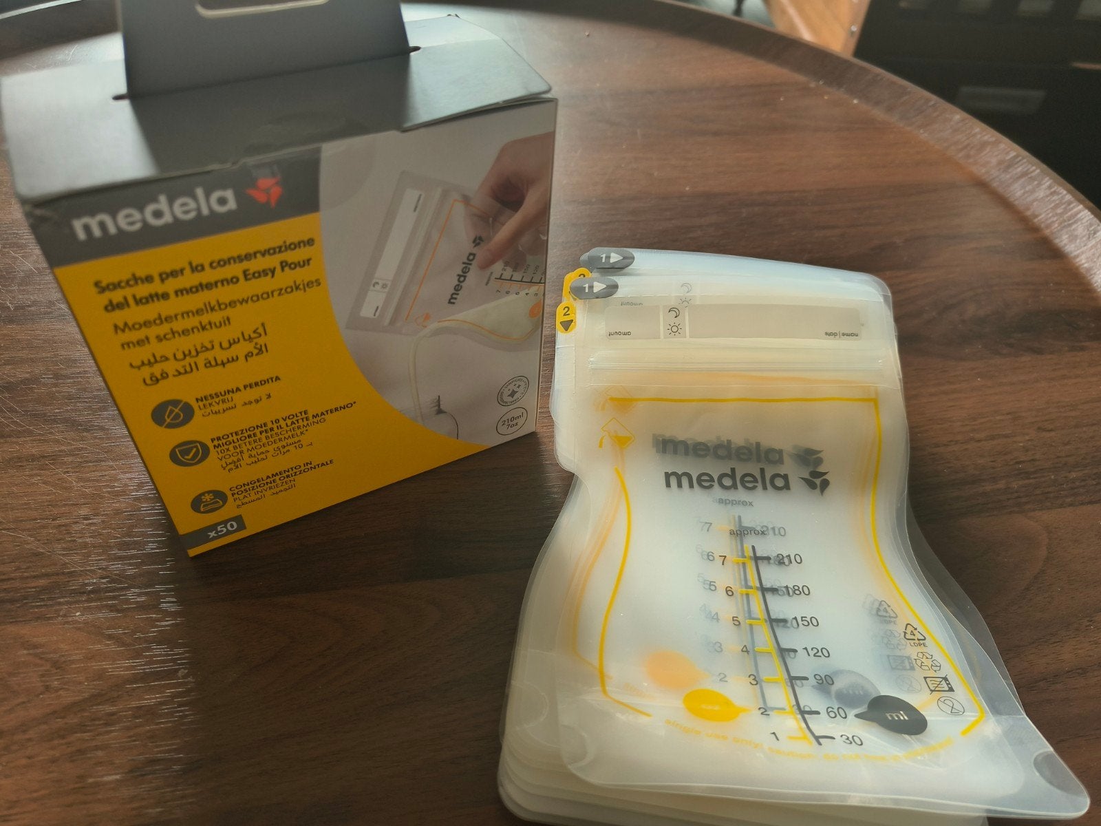 Medela diepvrieszakjes moedermelk, Ophalen, Nieuw