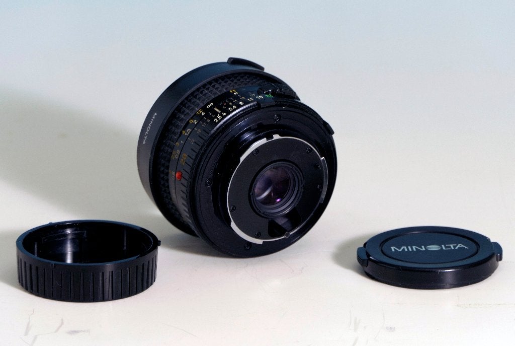Minolta md lens analoog, Overige merken, Gebruikt, 50 Hz, Ophalen of Verzenden