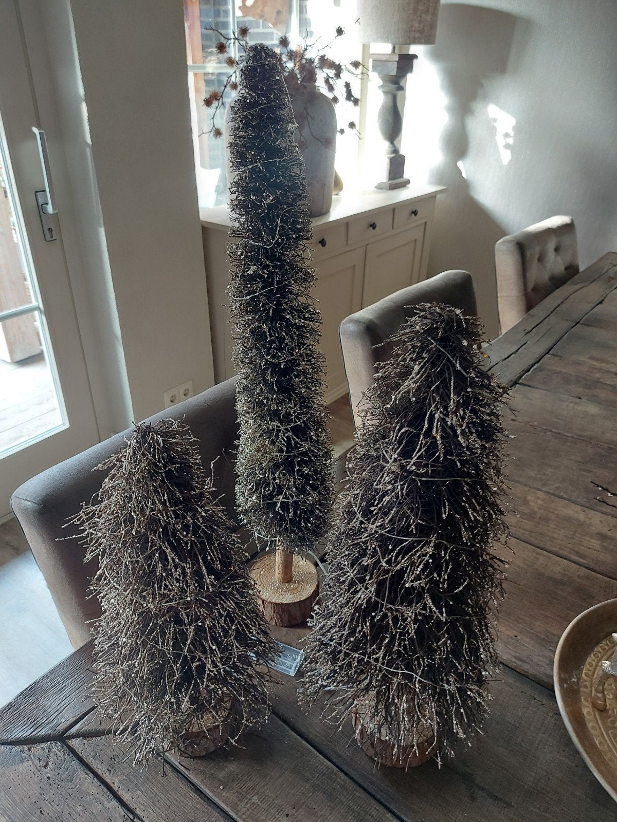 kerstboompjes met verlichting, Ophalen, Zo goed als nieuw