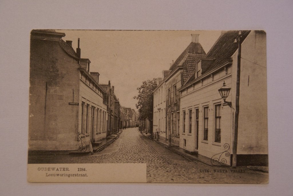 Ansichtkaart, Oudewater, Leeuweringerstraat, Verzamelen, Ophalen of Verzenden, 1940 tot 1960, Ongelopen, Utrecht