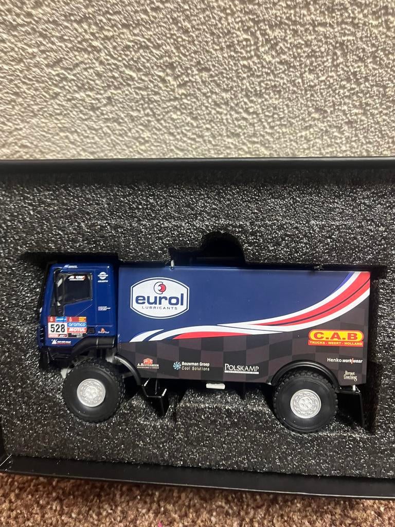 Dakar Iveco Trakker N.Stijnen/EurolRallySport nr528 2023!!, Hobby en Vrije tijd, Modelauto's | 1:50, Ophalen of Verzenden, Zo goed als nieuw