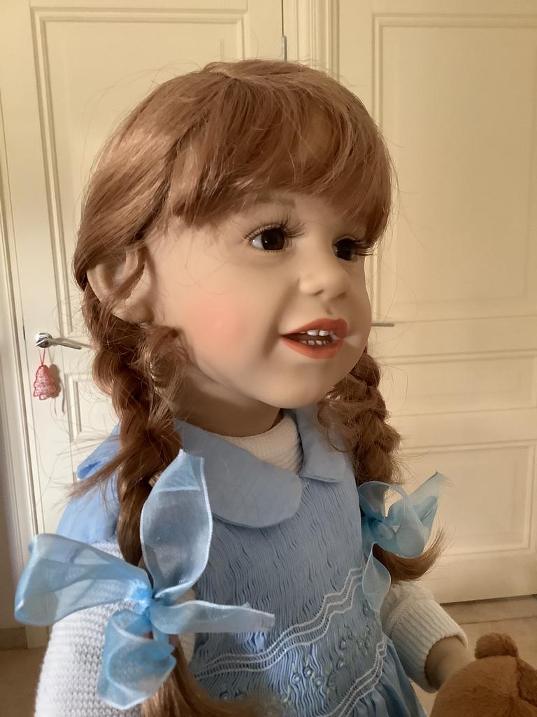 Sissel Skille Jannicke en haar vriendje Markus.68 cm, Ophalen of Verzenden, Zo goed als nieuw, Pop