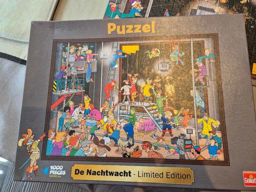 Goliath puzzel Nachtwacht, Ophalen of Verzenden, 500 t/m 1500 stukjes, Zo goed als nieuw, Legpuzzel