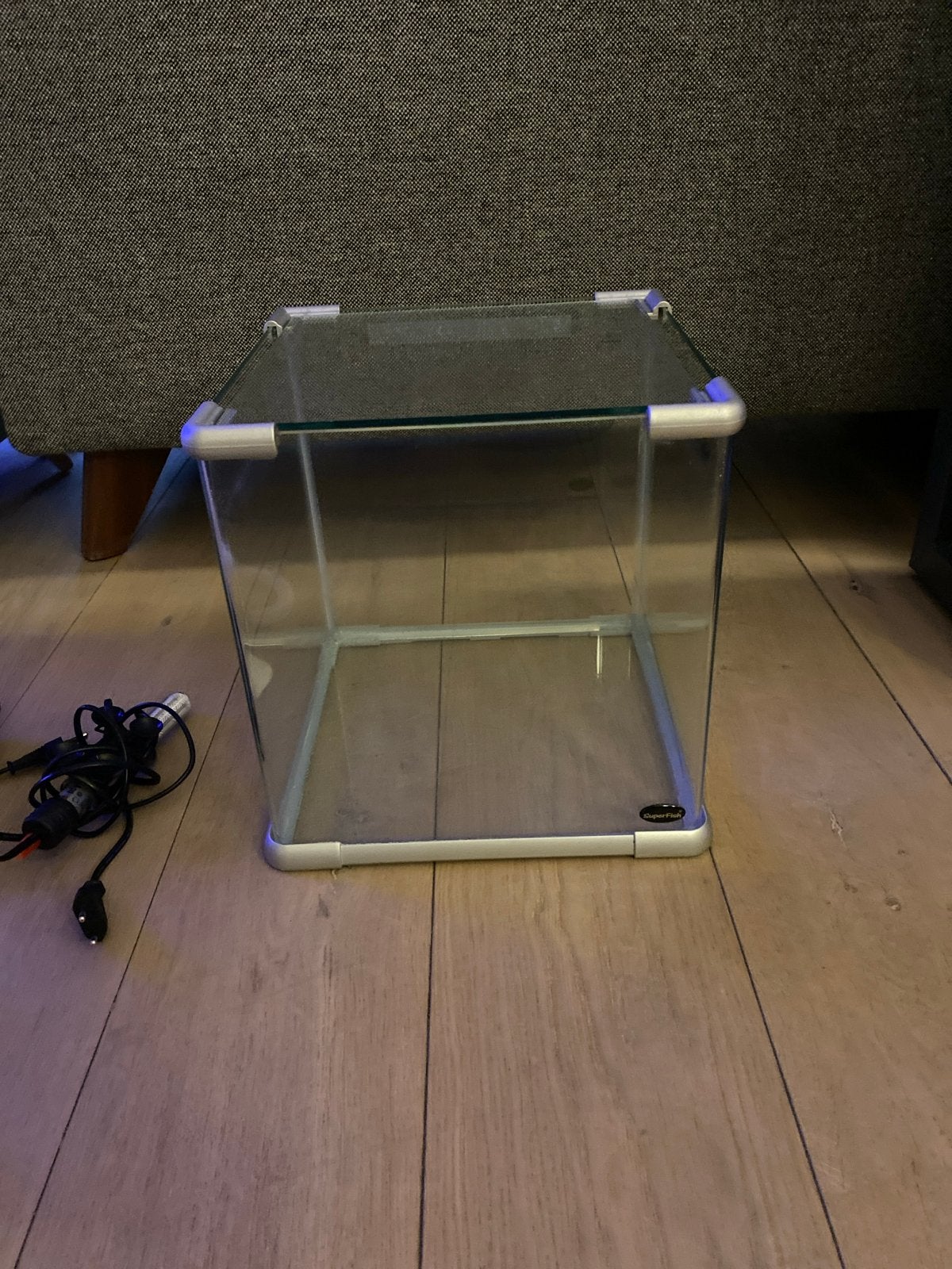 Mooi klein aquarium, Ophalen, Verwarming, Zo goed als nieuw