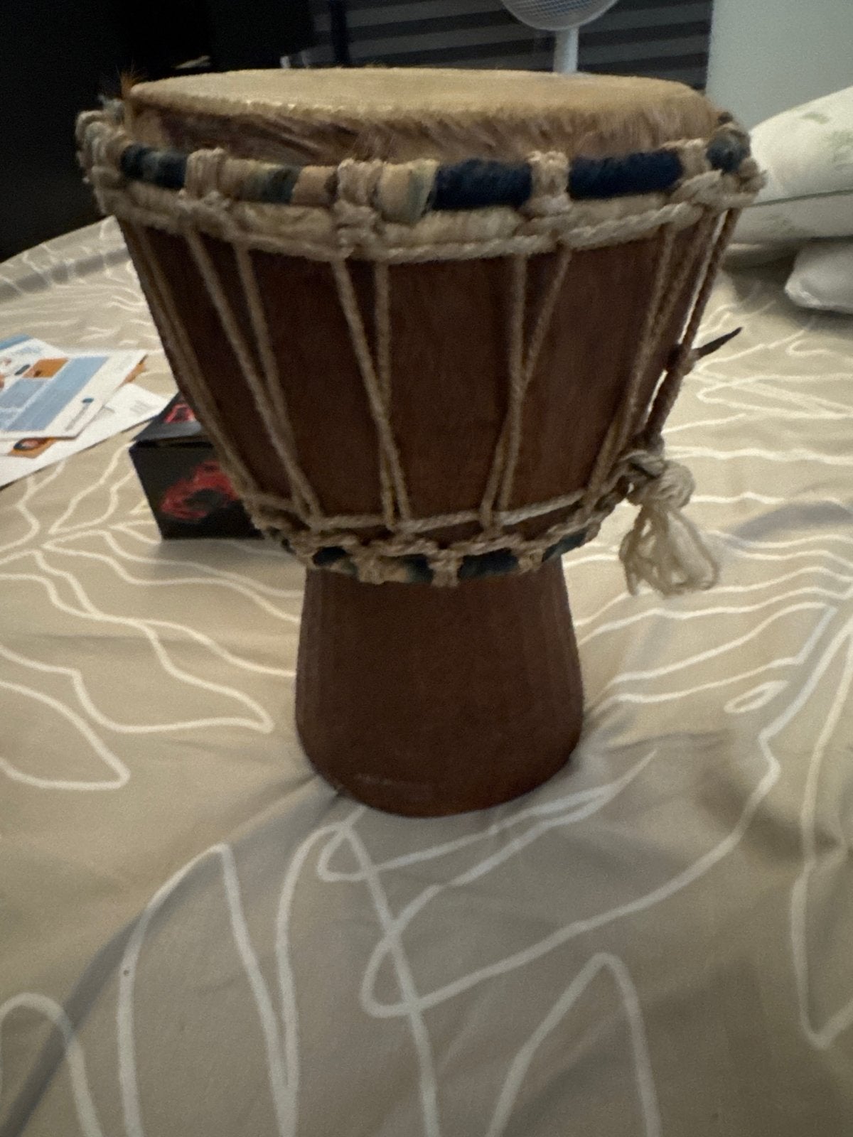 Mooie handgemaakte Djembe - Afrikaanse trommel, Ophalen, Gebruikt, Trommel