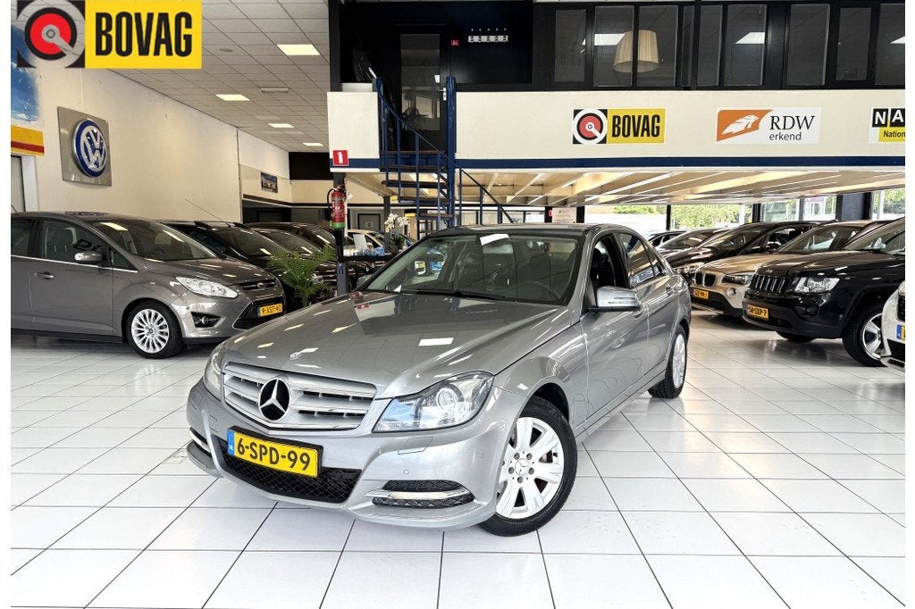 Mercedes-Benz C-Klasse 200 Ambition Ed. C (bj 2013), Automaat, Euro 5, 15 km/l, 4 cilinders
