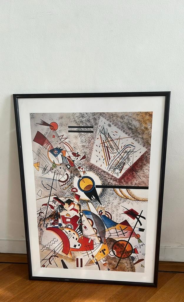 poster met lijst lijst van, Ophalen, Zo goed als nieuw, 100 tot 125 cm, Foto of Poster