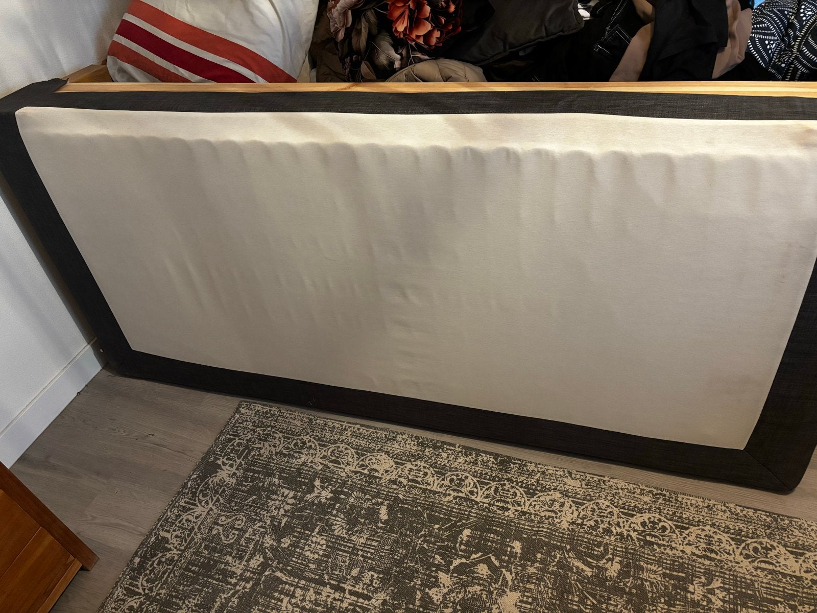Prima tweepersoons bed! Gratis af te halen!, Ophalen, 90 cm, Zwart, Tweepersoons