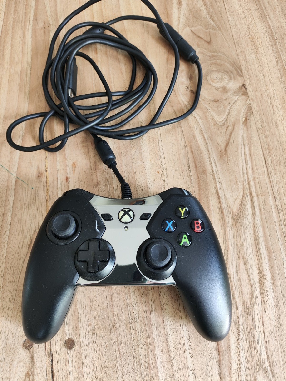 PowerA Spectra  Xbox Controller - Zwart/Zilver bedraad, Ophalen of Verzenden, Gebruikt, Controller, Xbox Series S