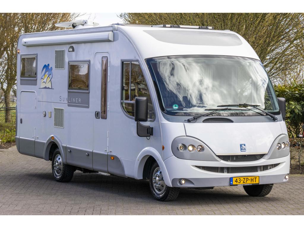 Knaus Sun Liner 655 LG 2006 TOPSTAAT Wintervast en Off Grid, Caravans en Kamperen, Campers, Bedrijf, tot en met 4, Integraal, Knaus