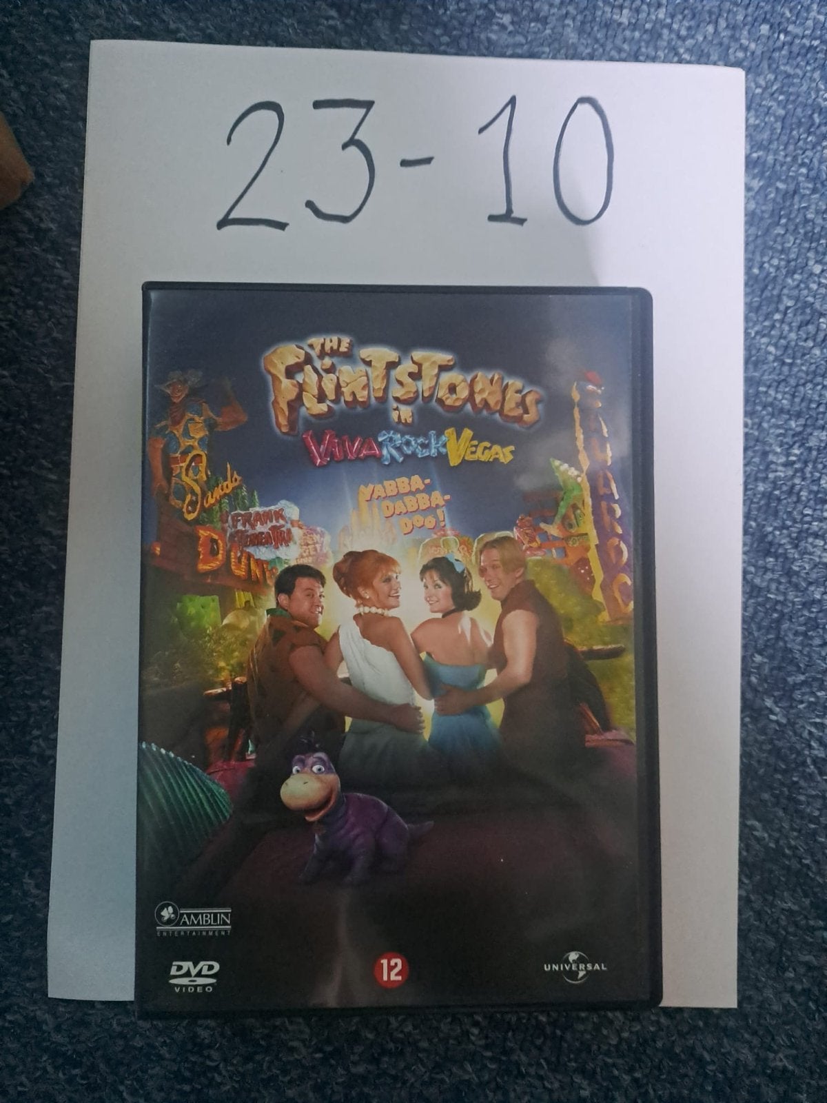 The Flintstones in Viva Rock Vegas DVD, Vanaf 12 jaar, Ophalen of Verzenden, Zo goed als nieuw, Romantische komedie