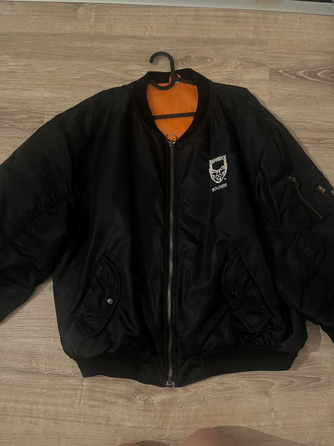 Ruffneck Soldier Bomber, Ophalen of Verzenden, Zo goed als nieuw, Maat 56/58 (XL), Zwart