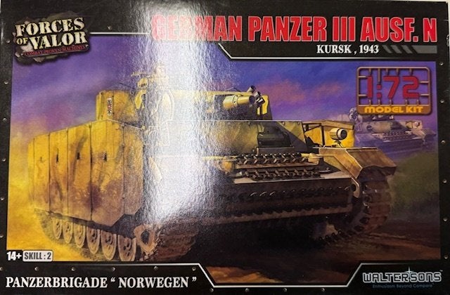 Coelianmodels, FoV, 8, Panzer III Ausf. N, 1/72, € 15,99, Hobby en Vrije tijd, Modelbouw | Auto's en Voertuigen, Overige merken