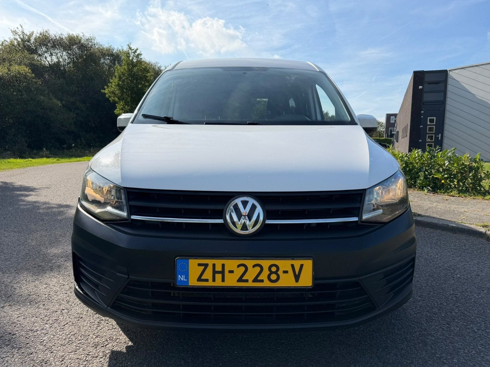 Volkswagen Caddy Maxi 2.0 TDI Trendline 5p | Export, Auto's, Stof, Gebruikt, 4 cilinders, Wit