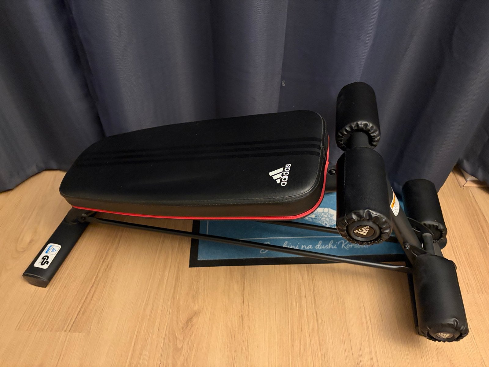 Adidas AB Board - Verstelbare Buikspierbank. Bench, Sport en Fitness, Ophalen, Zo goed als nieuw, Buik, Fitnessbank