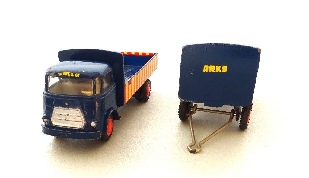 Lion Car DAF Frontstuur Combinatie Arks   1/50, Ophalen of Verzenden, Gebruikt, Bus of Vrachtwagen, Lion Toys