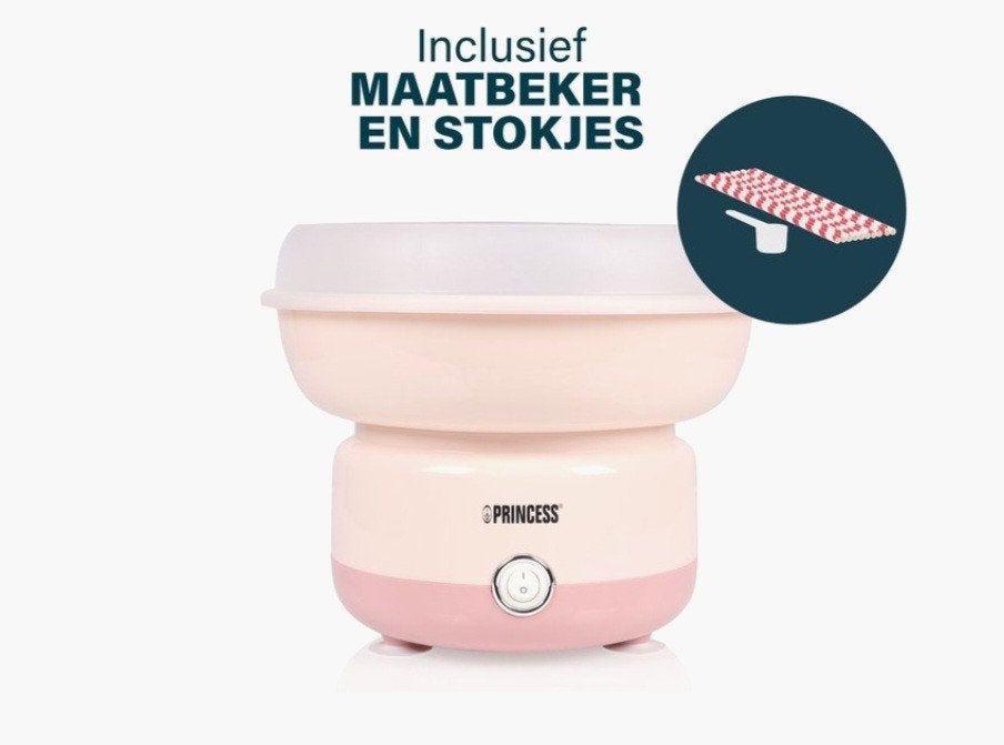 Princess Suikerspinmachine - Roze - Inclusief Suiker/Stokjes, Ophalen, Nieuw