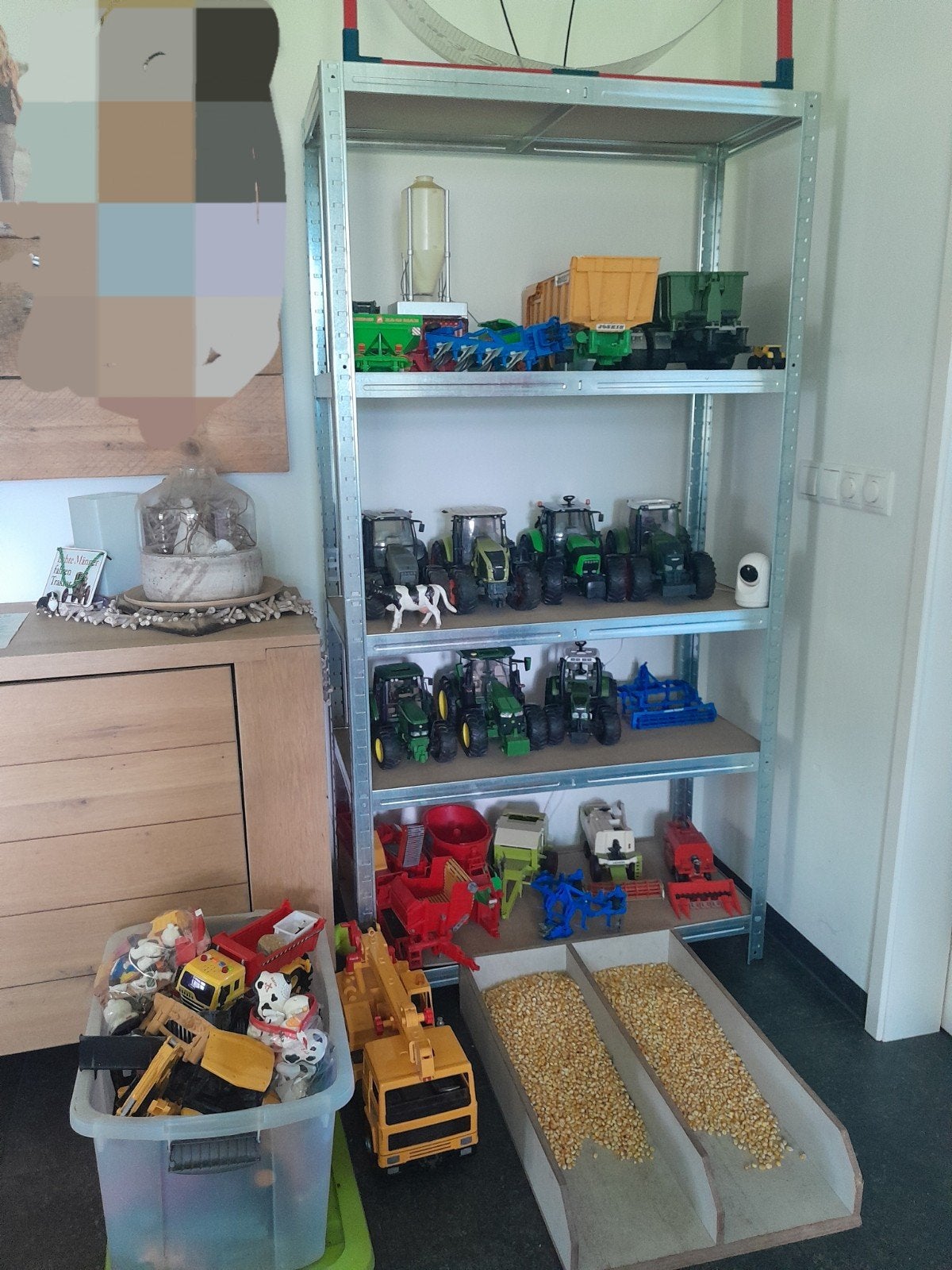 Grote collectie Bruder speelgoed met accessoires, Ophalen, Gebruikt