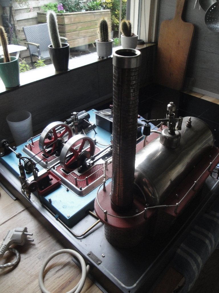 Stoommachine Wilesco D32 in Goede Staat., Ophalen of Verzenden, Gebruikt, Groter dan 1:32
