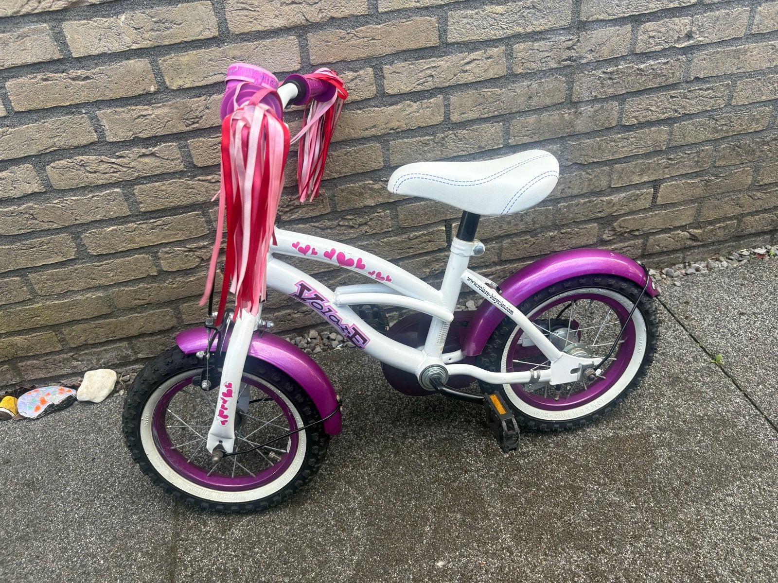 Volare kinderfiets, Fietsen en Brommers, Fietsen | Kinderfietsjes, Ophalen, Gebruikt, Minder dan 16 inch, Zijwieltjes