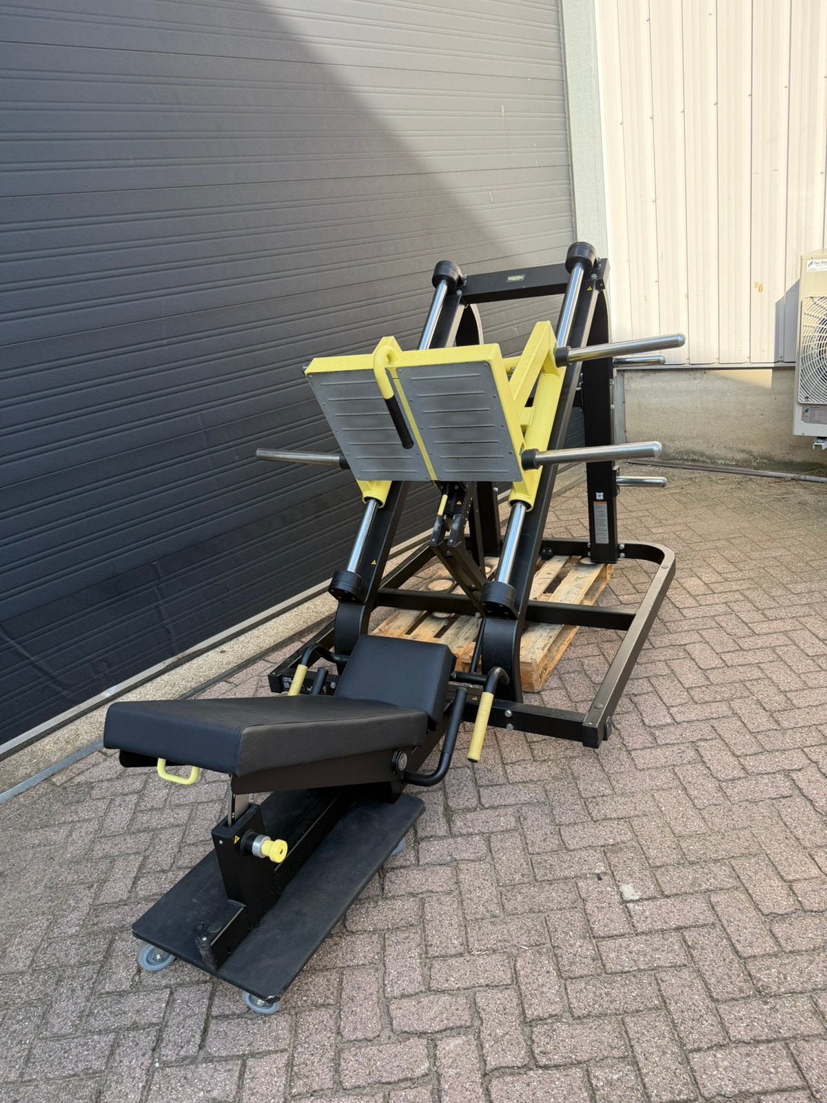 Technogym Linear Plate Loaded Legpress, Ophalen, Gebruikt, Benen, Overige typen
