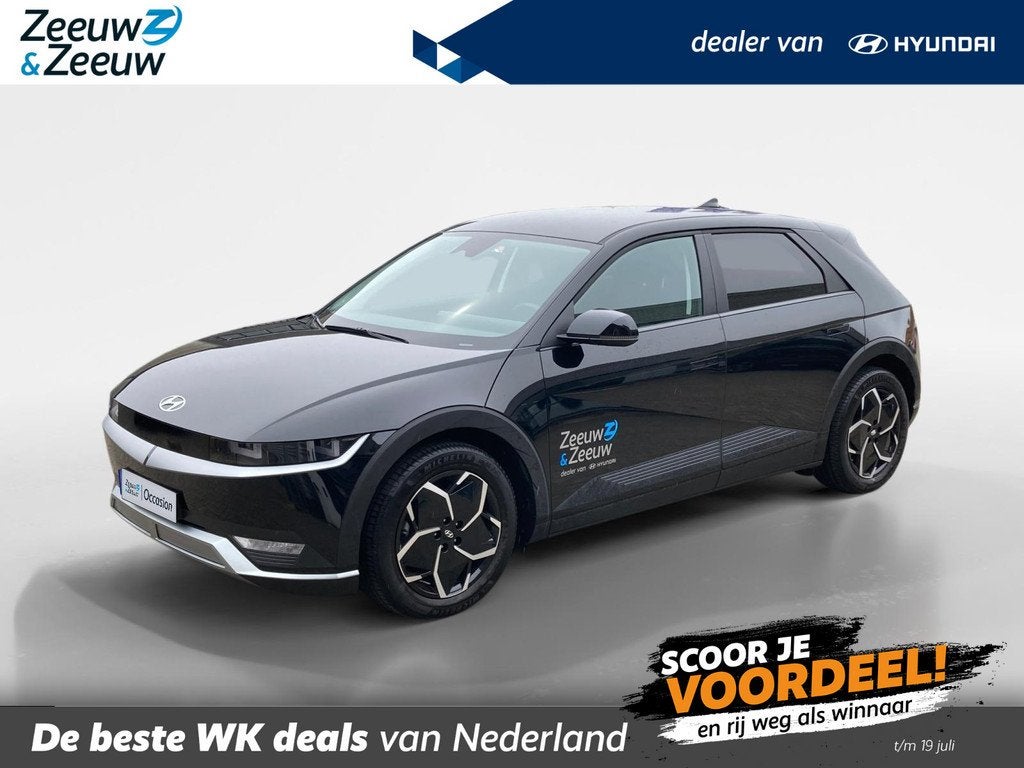 Hyundai IONIQ 5 Style 77.4 kWh | Longe Range | Navi | Climat, Auto's, Hyundai, Zwart, IONIQ 5, Zwart, Origineel Nederlands
