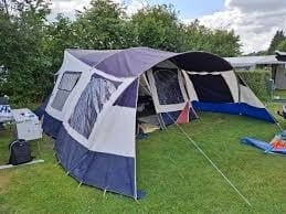 Jamet Rondo XL vouwwagen uit 2012 met extra's, Caravans en Kamperen, Tenten, Ophalen of Verzenden
