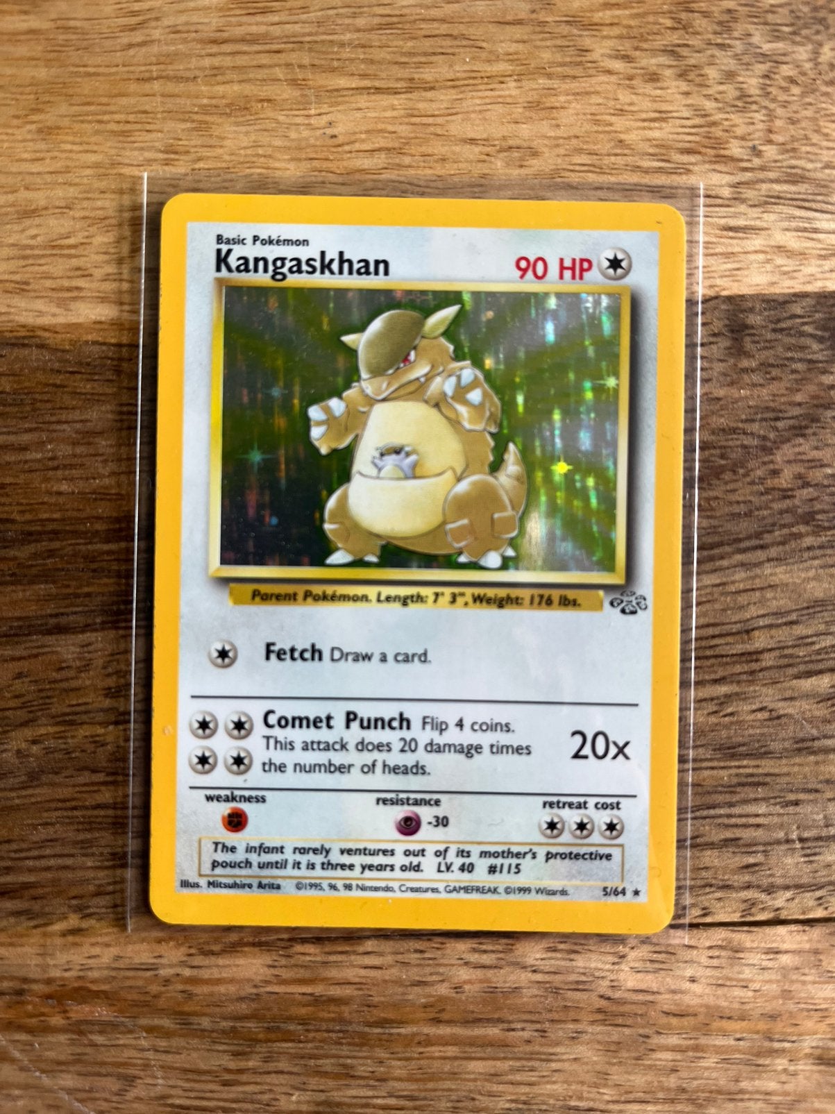 Pokemon Jungle - Kangaskhan (HOLO), Verzenden, Gebruikt