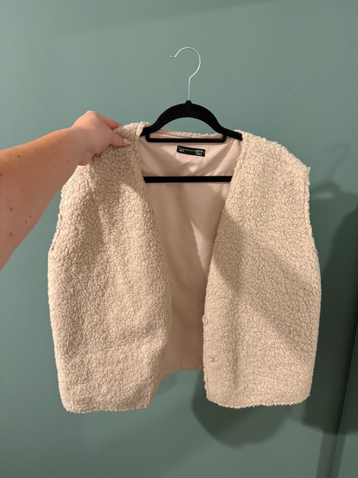 Beige vestje, Kleding | Dames, Bodywarmers, Ophalen of Verzenden, Zo goed als nieuw, Beige
