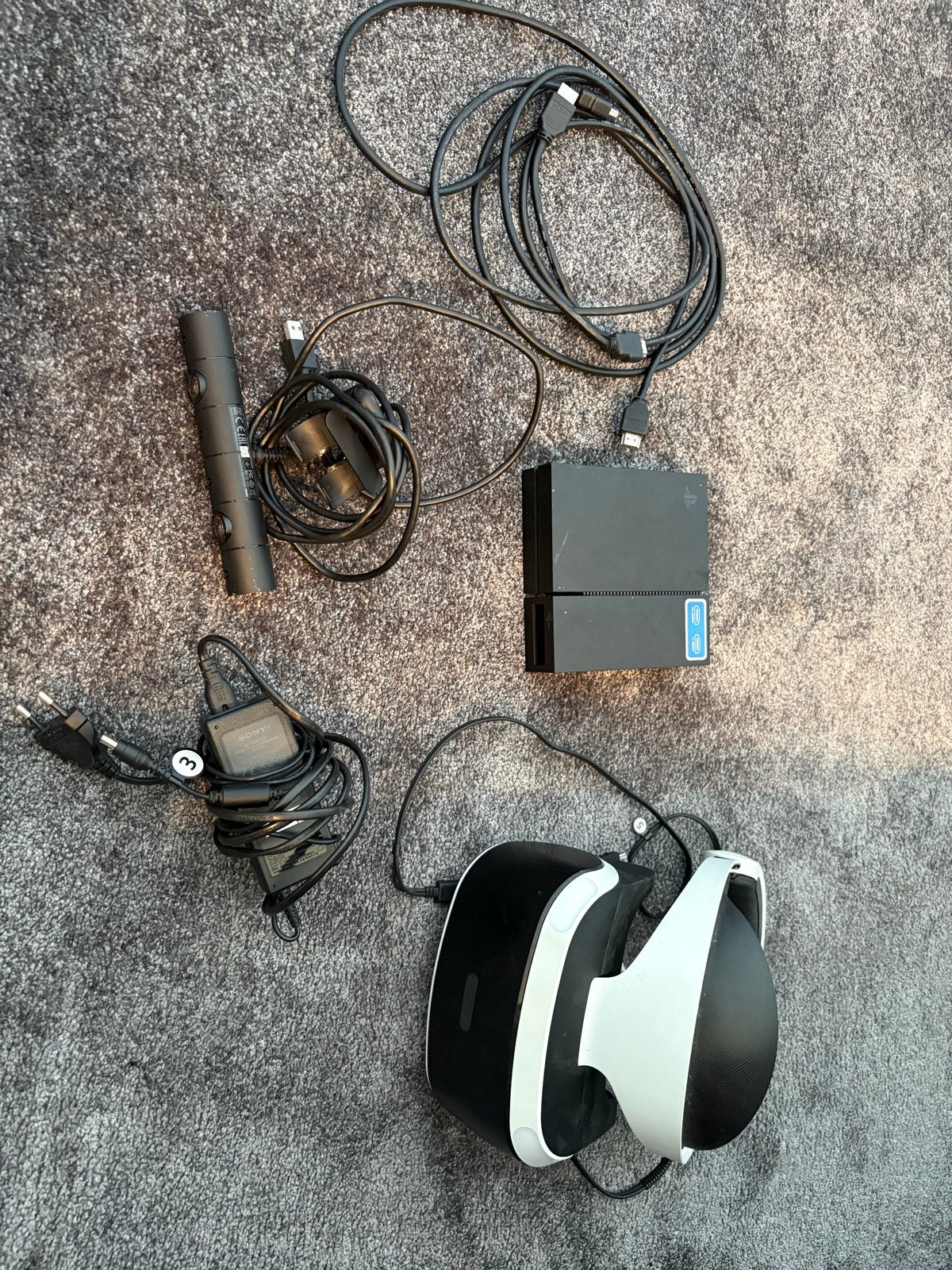 PlayStation VR-set met camera en processor-unit, Spelcomputers en Games, Virtual Reality, Ophalen of Verzenden, Gebruikt, VR-bril
